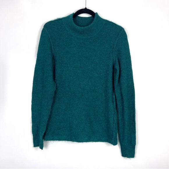 Tularosa Wool Mohair Blend Simply Sweater Green Size Small - Picture 2 of 10